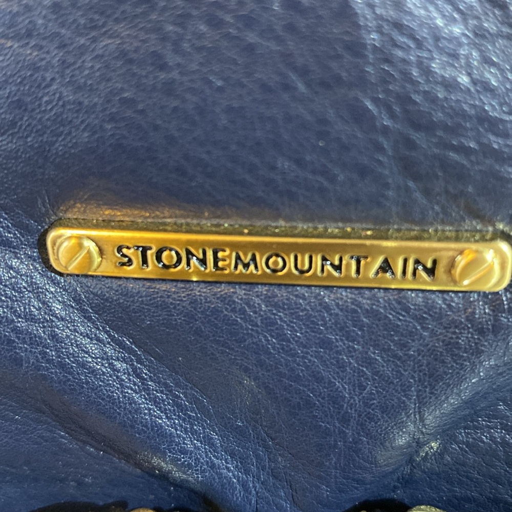 Stone Mountain leather black and brown shoulder bag - Picture 2 of 9